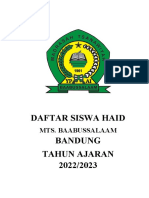 Cover Daftar Siswa Haid