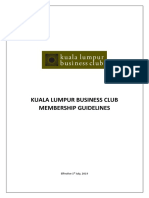 KLBC Membership Guidelines 2019