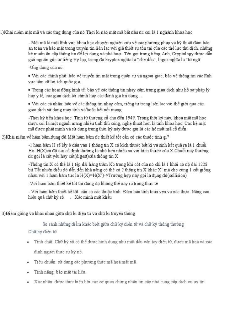 Lý thuyết ATTT | PDF
