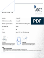 شهادة تسجيل الماسة - بنك ابو ظبي التجاري