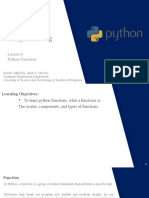 Python Programming-Lesson 13 - Python Function
