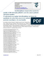 The Nurse in The Interdisciplinary Team in The Search For Quality of Life Through Palliative Care For Cancer Patients and Their Families