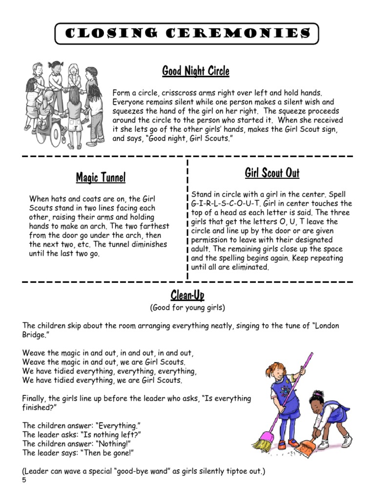 Girl Scout Ceremony Scripts and Activities | PDF | Scouting | Candle