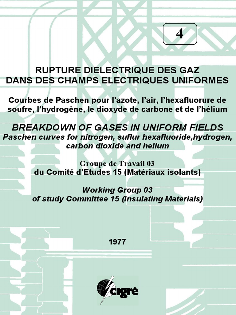 004 - Breakdown of Gases in Uniform Fields. | PDF