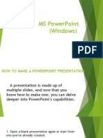 Ms Powerpoint (Windows)