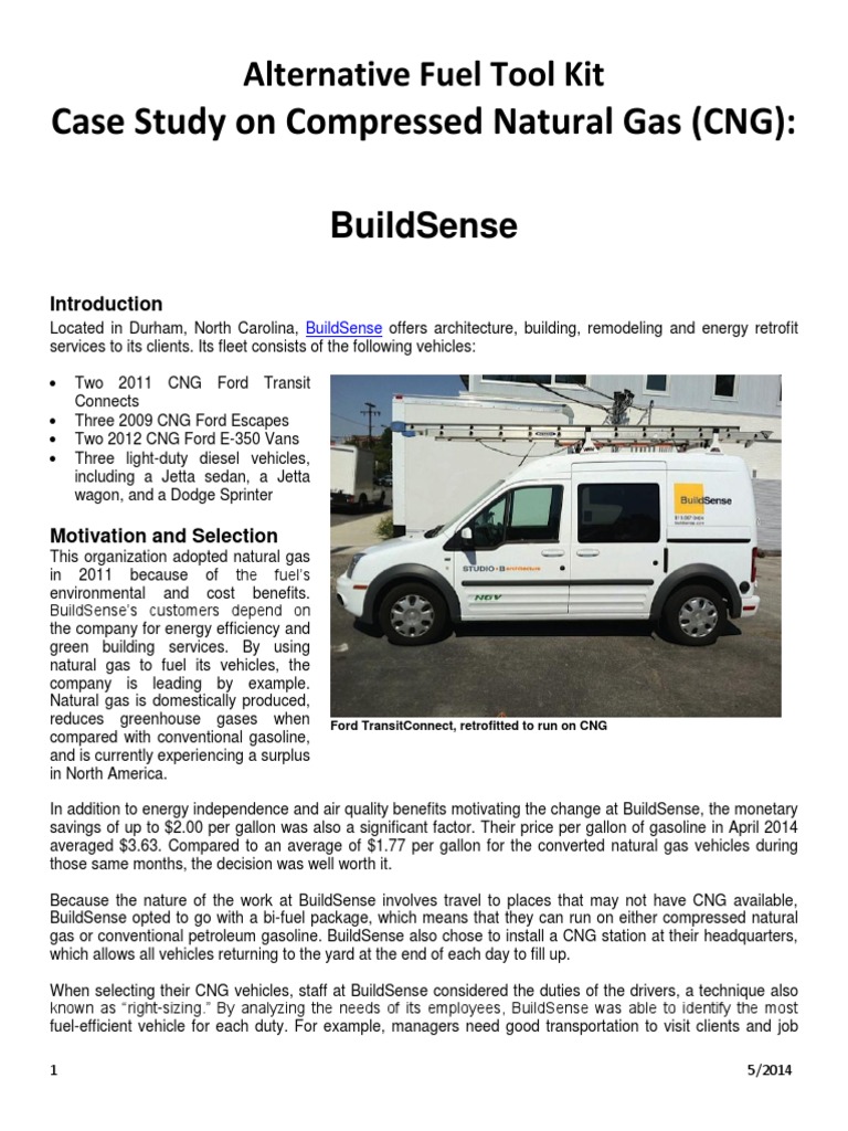 Alternative Fuel Tool Kit Natural Gas Case Study PDF