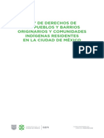 Ley Derechos Pueblos Barrios Comunidades CDMX