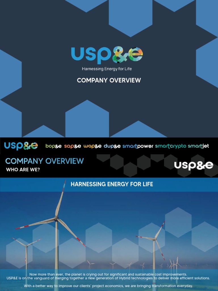 USP-E Master Brochure 2022 | PDF | Renewable Energy | Power Station