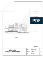 Concrete Building Section with Waterproofing and Low-E Glass