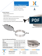 Datasheet - Cross Arm Manway - 2021