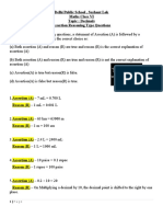 Class 6 Math AR Questions Decimals