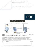 Affinity Chromatography Notes