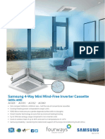 Samsung 4 Way Mini Wind Free Inveter Cassette