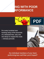 Dealing With Poor Perfromance