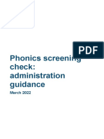 2022 Phonics Screening Check Administration Guidance PDFA
