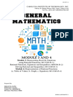 Module 3 and 4-General Mathematics