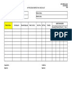 AFFIX-PROD-ALU-01 Inprocess Inspection Checklist - Welding