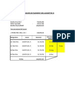 Calcul Tiers Prévisionnels