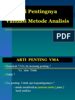 VMA Pentingnya Validasi Metode Analisis