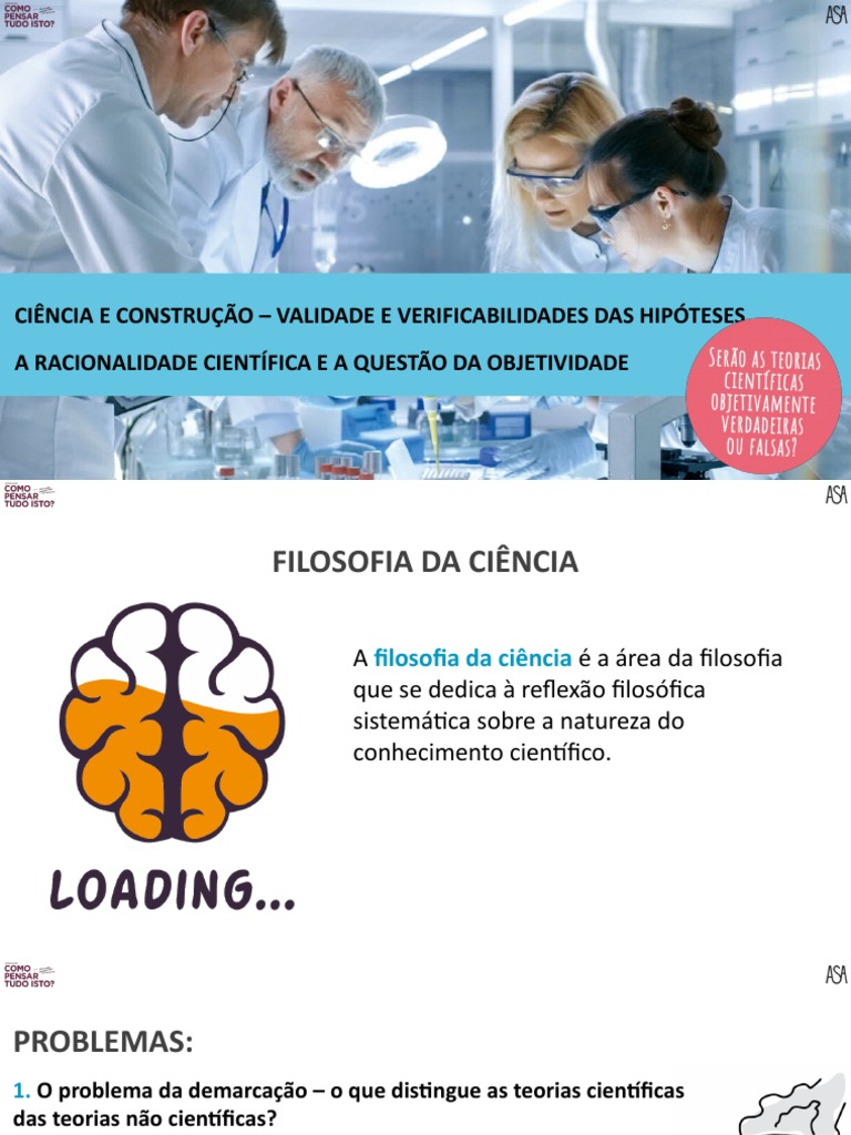 Filosofia Da Ciência - Novo | PDF | Falsificabilidade | Science