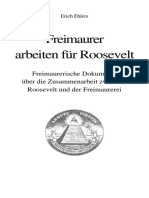 Ehlers - Freimaurer Arbeiten Fur Roosevelt - Freimauerische Dokumente Uber Die Zusammenarbeit Zwischen Roosevelt Und Der Freimauerei (Freemasonry Behind Roosevelt)(1993)