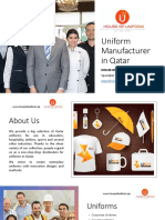 Uniform Manufacturer in Qatar