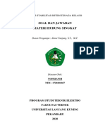 Tugas Stabilitas Sistem Tenaga - Soal Dan Jawaban Materi Hubung Singkat - Kelas B - Nofriandi - 1720201067