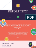 Report Text Structure and Language Features