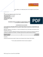 Provisional Interest Certificate HOU MUM 0816 311140 MUMBAI