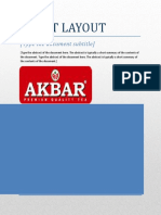 Akbr Report Layout