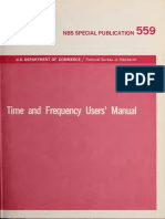 NBS Special Publication 559 Time and Frequency Users Manual en