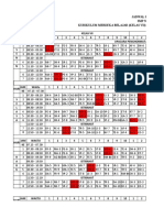 Jadwal Pelajaran Semester 2 2022 2023 Terbaru