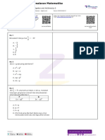 Tes Evaluasi - Algebra and Arithmetics 3