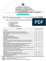 Homeroom Guidance Learners Development Assessment