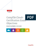 Comptia Cloud Cv0 003 Exam Objectives (2 0)