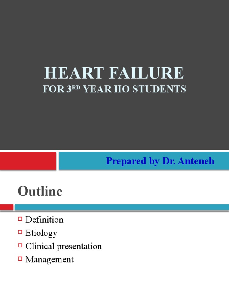 1 CHF | PDF | Heart Failure | Heart