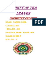 Tanish Goel and Adish Jain Chemistry Project XI Sci A 32,2