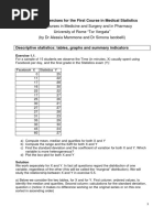 Statistics Exercises