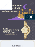 Ilmu Makkiyah Dan Madaniyah,Kel.5 Ppt