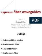 Optical fiber waveguides modes and types