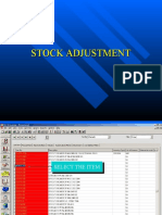 Stock Adjustment