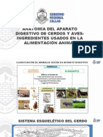 1 Anatomía Del Apar2 Ato Digestivo de Cerdos y Aves - Ingredientes Usados en La Alimentación Animal