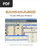 Manual en Espanol Band in Box 2008