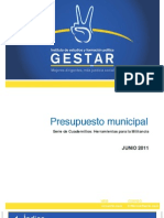 Cuadernillo Presupuesto Municipal