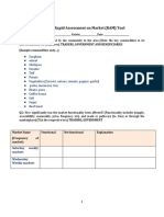 Rapid Market Assessment - Template