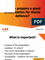 How To Prepare A Good Presentation