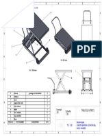 Assemblage TABLE ELEVATRICE