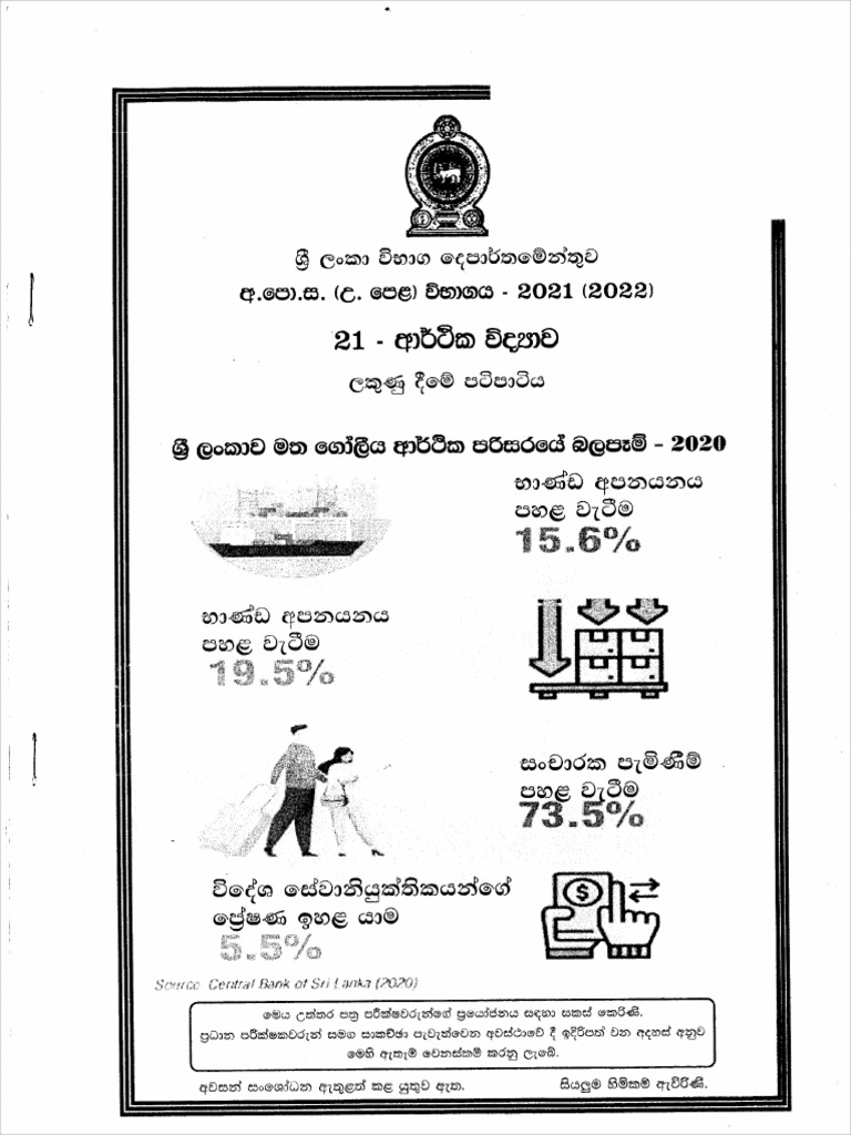 2021-al-economics-marking-scheme-sinhala-medium-pdf