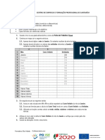 Ficha de Exercícios Excel