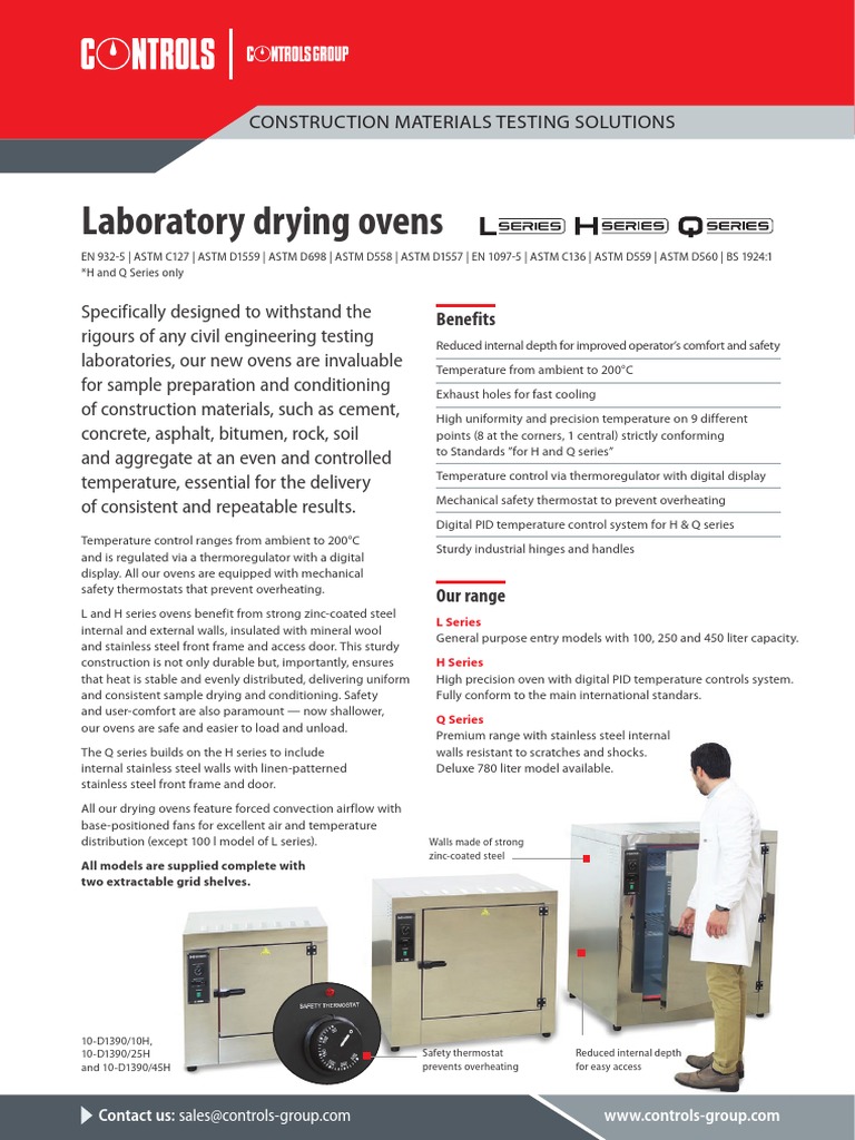 CONTROLS CG A4 Ovens L H Q EN v0.6 | PDF | Mains Electricity | Thermostat